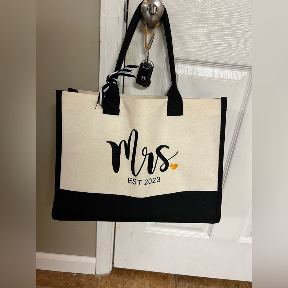 Mrs. Est 2023 Bridal Tote Bag